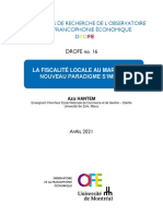 LA FISCALITÉ LOCALE AU MAROC UN NOUVEAU PARADIGME S’IMPOSE