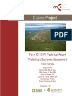 Casino Project PEA Technical Report