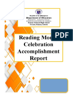 Reading Month Celebration Accomplishment: Ramon National High School Oscariz, Ramon, Isabela