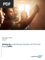 Setting Up (2NV) : Guided Buying Capability With SAP Ariba Buying