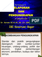 5 Pelaporan Dan Pengungkapan