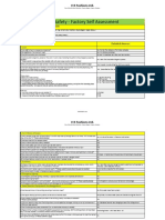 Fire Safety - Factory Self Assessment