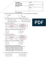 Print PTS KELAS 2 (Tema 6 Subtema 1 Dan 2)