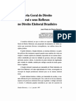 Teoria Geral Do Direito Eleitoral e Seus Reflexos No Direito Eleitoral Brasileiro