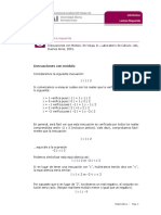 Inecuaciones con módulo: resolución y conjunto solución