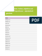 Deutsche Verben Liste B2