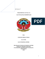 Laporan Bengkel Semester V D3 TEKNIK LISTRIK