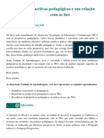 Perspectivas Pedagógicas e Sua Relação Com As Tics