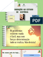 Aula 1º Ano B Introdução A Historia