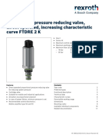 Proportional Pressure Reducing Valve, Direct Operated, Increasing Characteristic Curve FTDRE 2 K