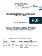 P-136-p&C-mec-15!06!013 Procedimiento Cambio Uno A Uno D-1301