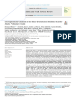 Development and Validation of The Theory-Driven School Resilience Scale For Adults