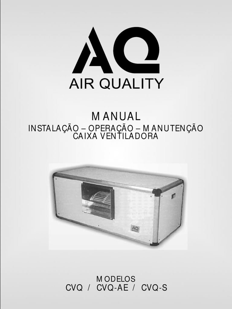 Manual - CVQ | PDF | Motores | Parafuso