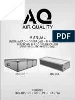 Manual de instalação, operação e manutenção de intercambiadores de calor do tipo fancolete (IBQ