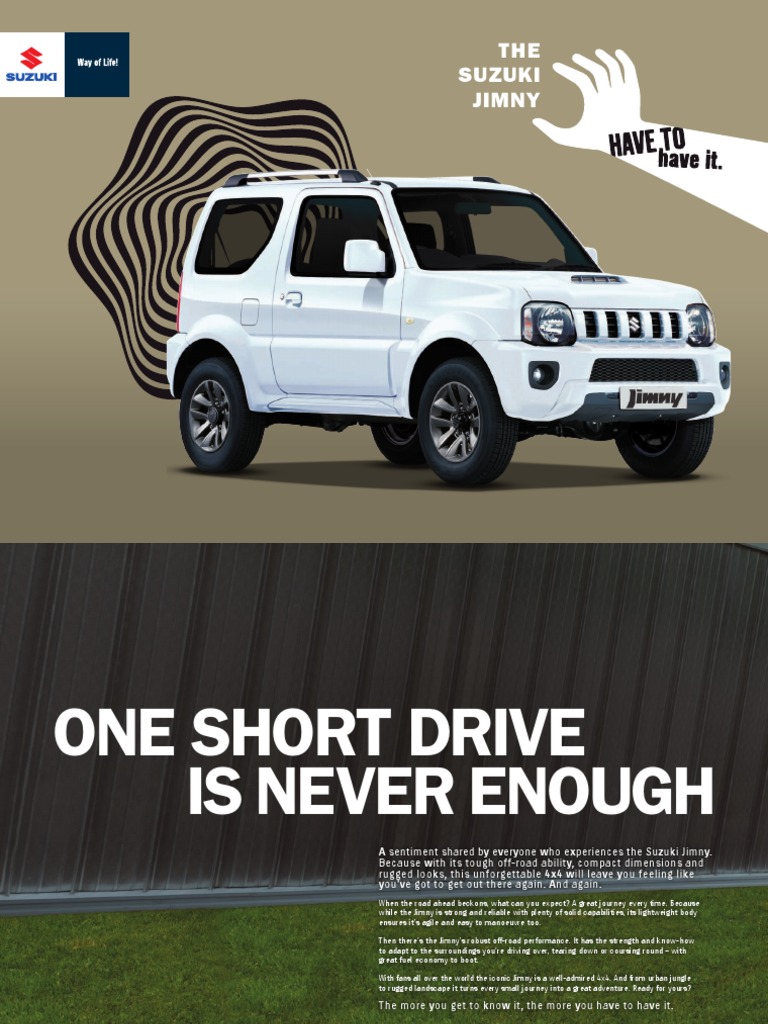 Suzuki Jimny 2015 UK PDF Fuel Economy In Automobiles Four Wheel Drive