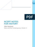 Ncert Notes For History: 10th Standard