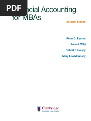 Peter Easton, John Wild, Robert Halsey - Financial