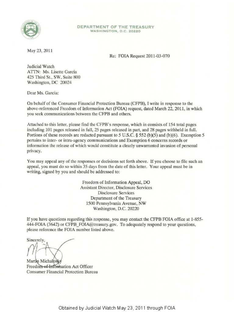 2011 03 070 Final Response | PDF | Politics