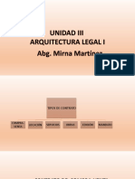 Unidad 3 Arquitectura Legal