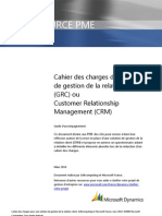 Modele Cahier Des Charges CRM