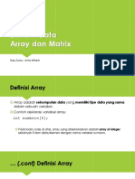 P3 - Array Dan Matrix