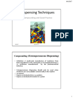 Dispensing Techniques: Compounding and Good Practice