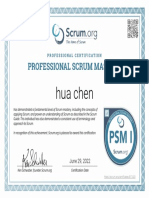 Professional Scrum Master I