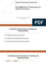 Aula 6-Organizacao de Estaleiros e Programacao de Obras Ferroviarias