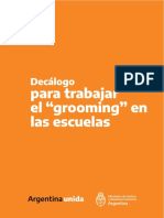 Decálogo Para Docentes Sobre Grooming