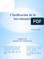 Diapositivas Clasificación de La Servidumbre