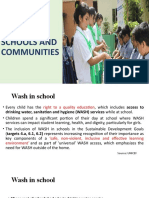 WASH in Schools and Communities