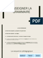 Enseigner La Grammaire