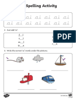 Phase 3 Spelling Activity