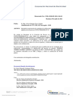 Para: Administrador de UN CNEL EP, Encargado - EOR ASUNTO: Solicitud de Autorización de Resultados de Calificación y Recomendación de