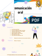 La comunicación oral en el equipo 4