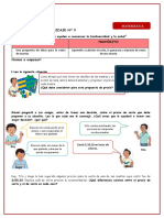 MATEMÁTICA Una Propuesta de Ideas para La Venta de Mantas