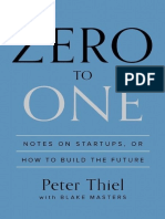 Zero To One by Peter Thiel With Blake Masters Book Drive Com 1