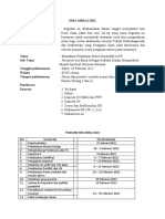 Rundown Dan Timeline Pengajian