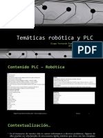 Temáticas Robótica y PLC