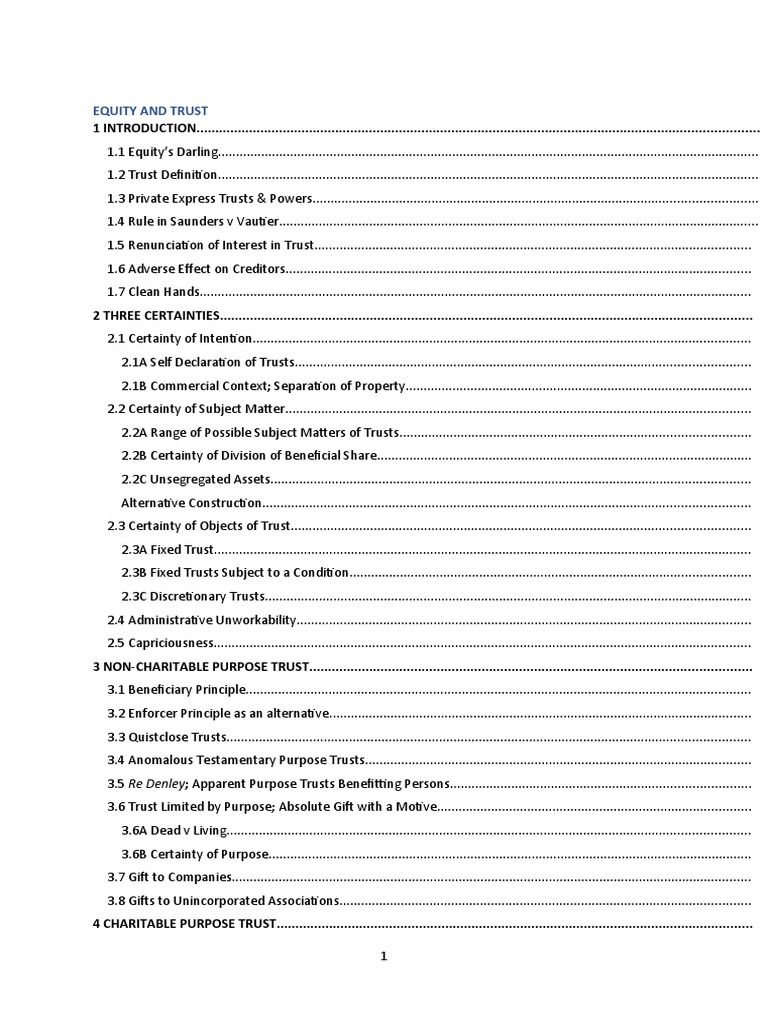 Understanding Equity and Trust Law | PDF | Trust Law | English Trust Law
