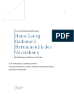 Hausarbeit Gadamer