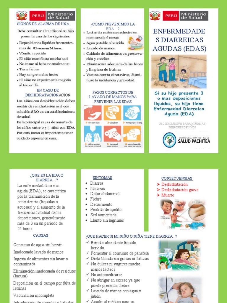 Prevención y Síntomas de EDAs | PDF | Diarrea | Medicina CLINICA