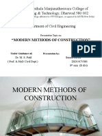 Modern Methods of Construction