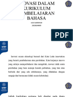 Inovasi Dalam Kurikulum Pembelajaran Bahasa