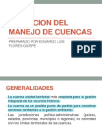 Gestión integrada del agua a través del manejo de cuencas