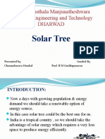 Solar Tree Generates Clean Energy