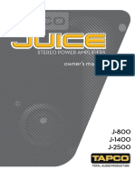 Tapco j1400 Manual de Usuario