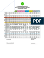 Jadwal Pelajaran 2021-2022 (Daring)