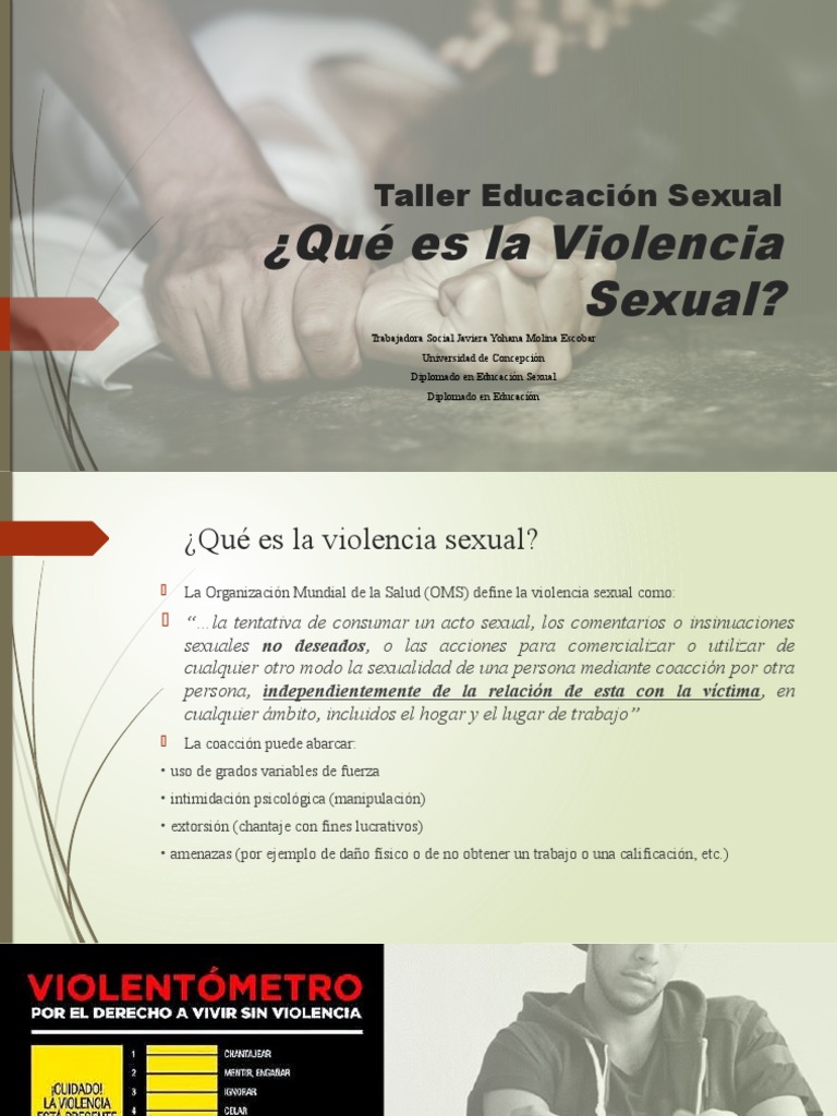Tipos y Consecuencias de la Violencia Sexual | PDF | Violencia sexual ...