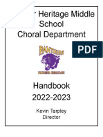 phms choir handbook 2022-2023